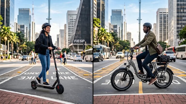 Patinete Elétrico ou Bicicleta Elétrica