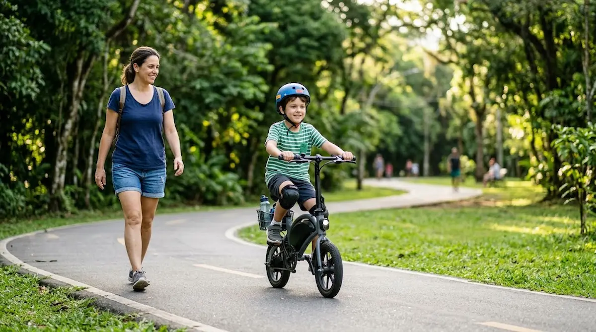Criança Pode Andar de Bicicleta Elétrica? O Que Diz a Lei em 2026
